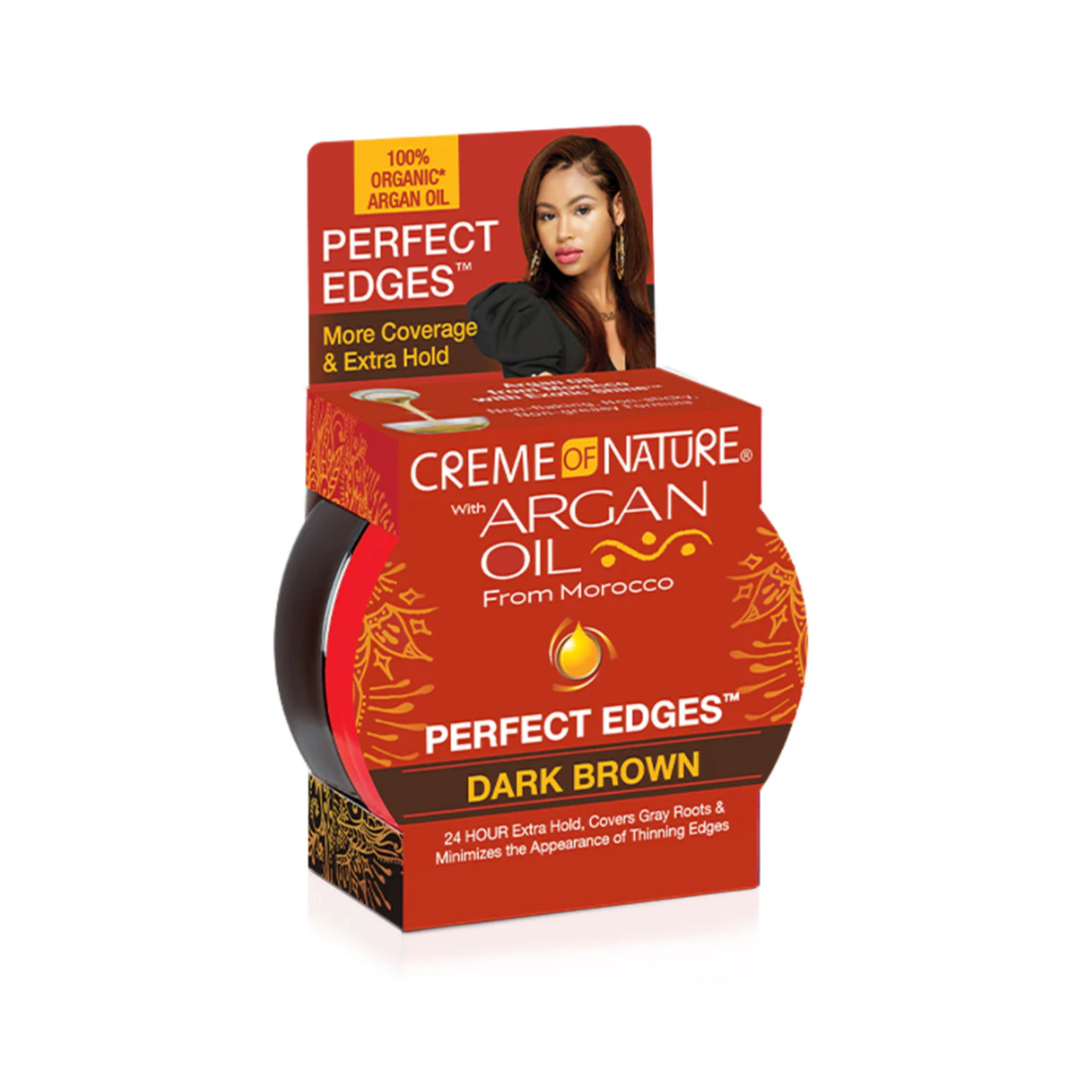 Creme of Nature Perfect Edges™ Dark Brown Edge Control 2.25 oz