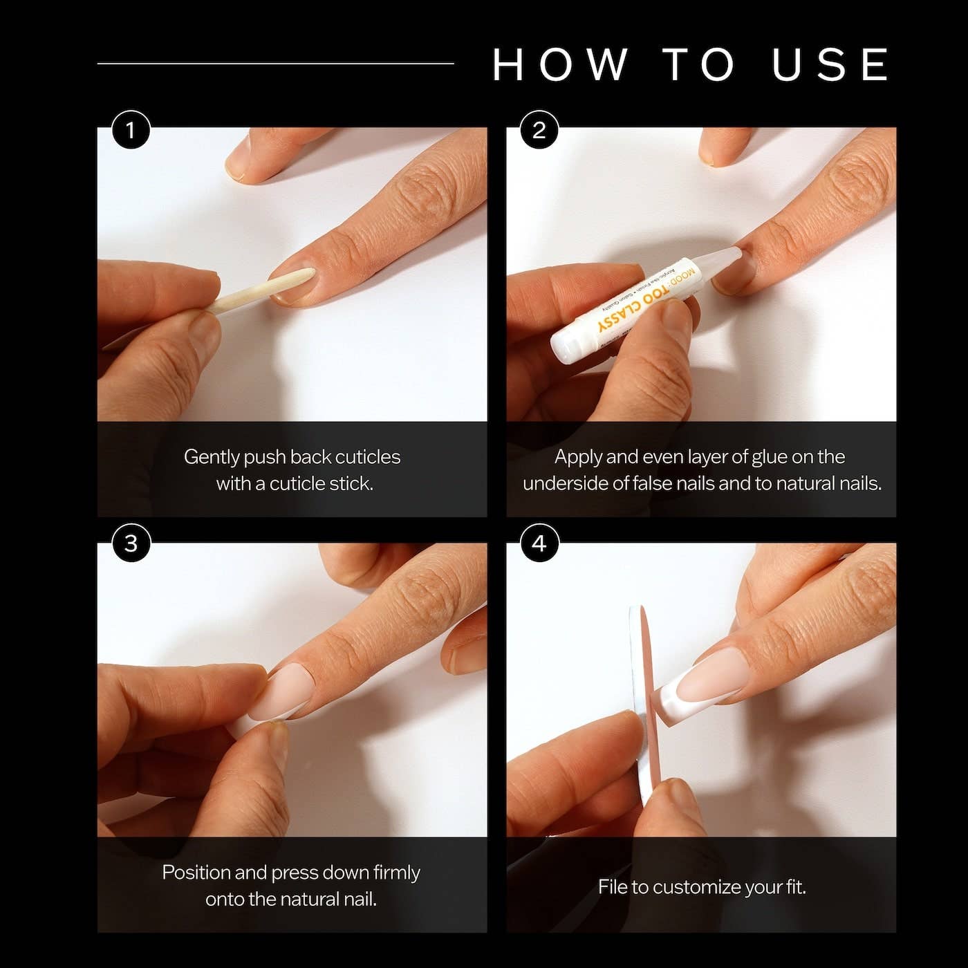 Inspired by NYC’s iconic skyline, the Empire Dreams Collection from Ebin features Art Deco press-ons in trendy styles like cat-eye gel, double ombré & more.