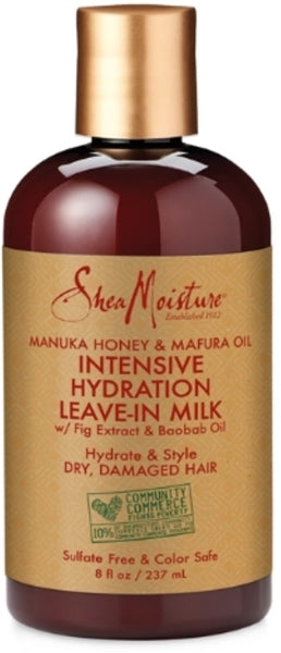 SheaMoisture Manuka Honey & Mafura Oil Intensive Hydration Leave-In Milk 8oz bottle