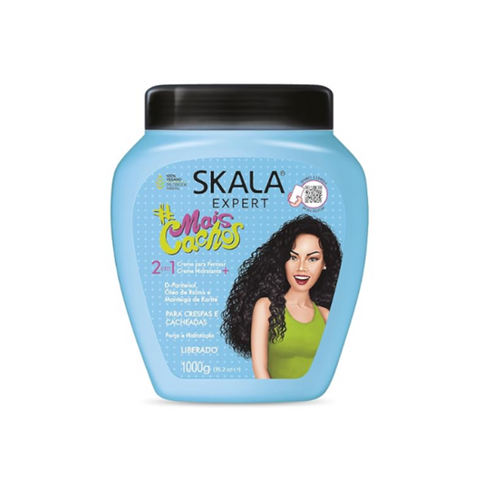 Nourish and define your curls with Skala Expert 2-in-1 Mais Cachos! This deep hydration hair mask & leave-in conditioner tames frizz, adds shine, and enhances natural curls. Shop now for healthier, bouncier curls!