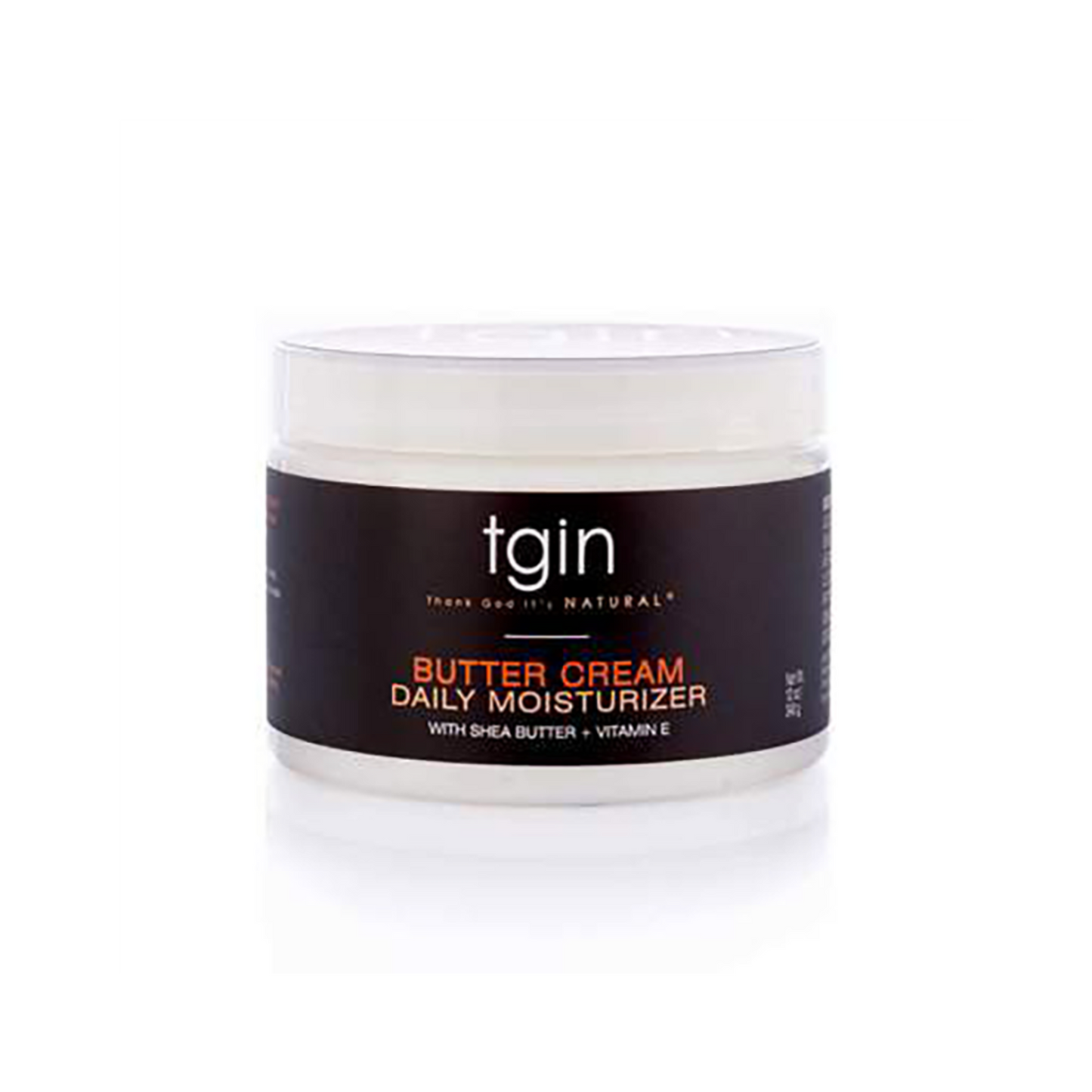 TGIN Butter Cream Daily Moisturizer – A rich, hydrating cream infused with shea butter and vitamin E to soften, nourish, and protect dry hair.