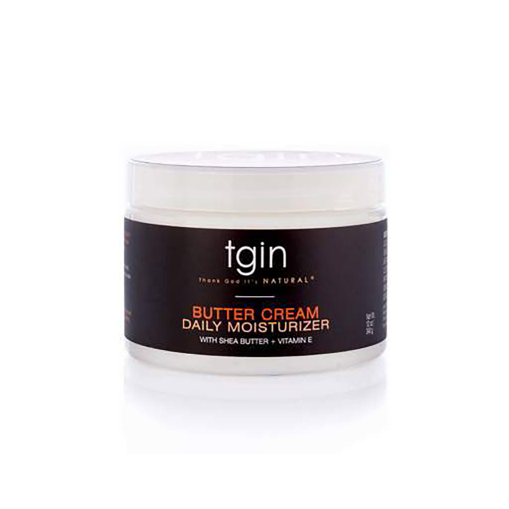 TGIN Butter Cream Daily Moisturizer – A rich, hydrating cream infused with shea butter and vitamin E to soften, nourish, and protect dry hair.