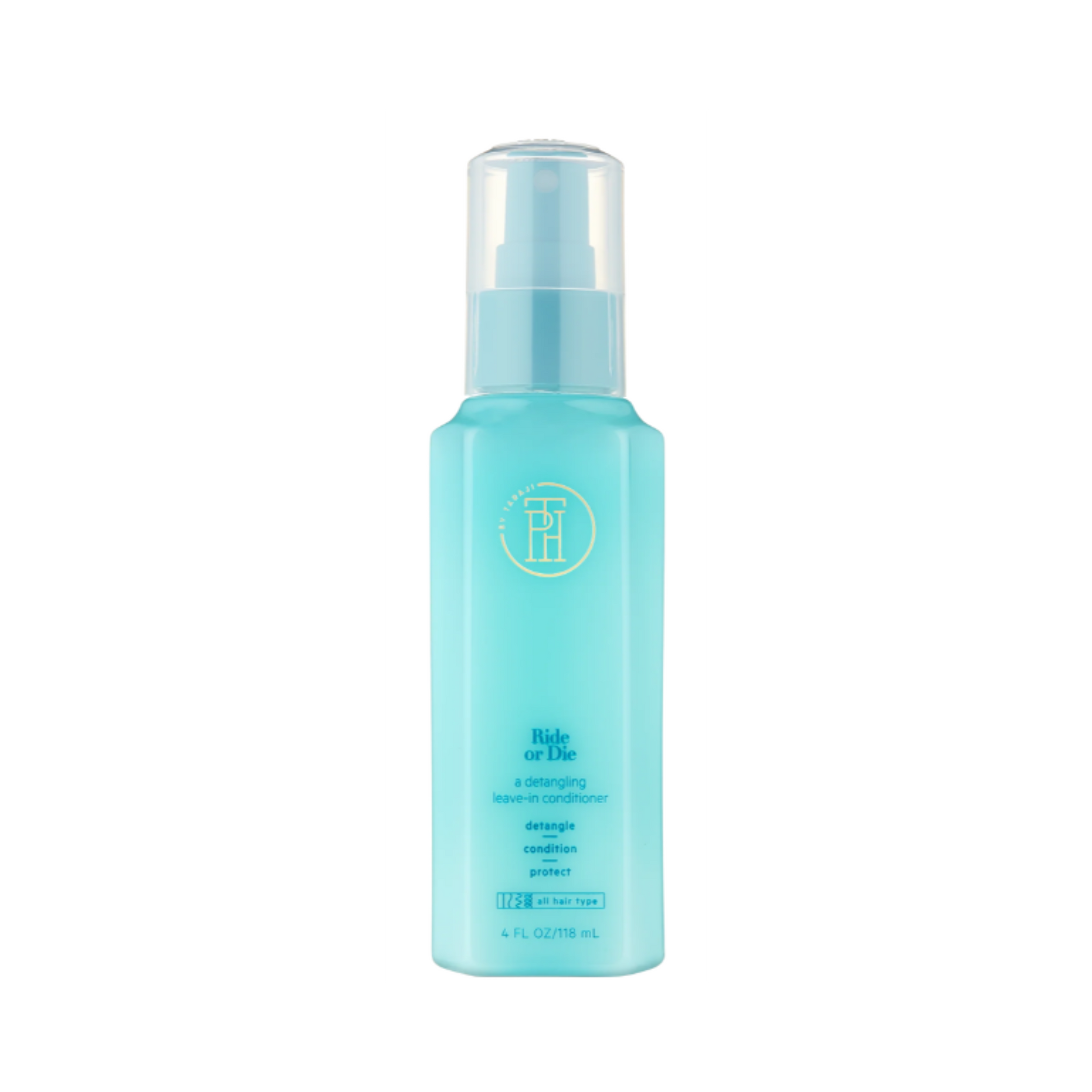 TPH by Taraji Ride or Die Leave-In Conditioner – A nourishing leave-in treatment with aloe vera, shea butter, and biotin to hydrate, detangle, and strengthen hair.