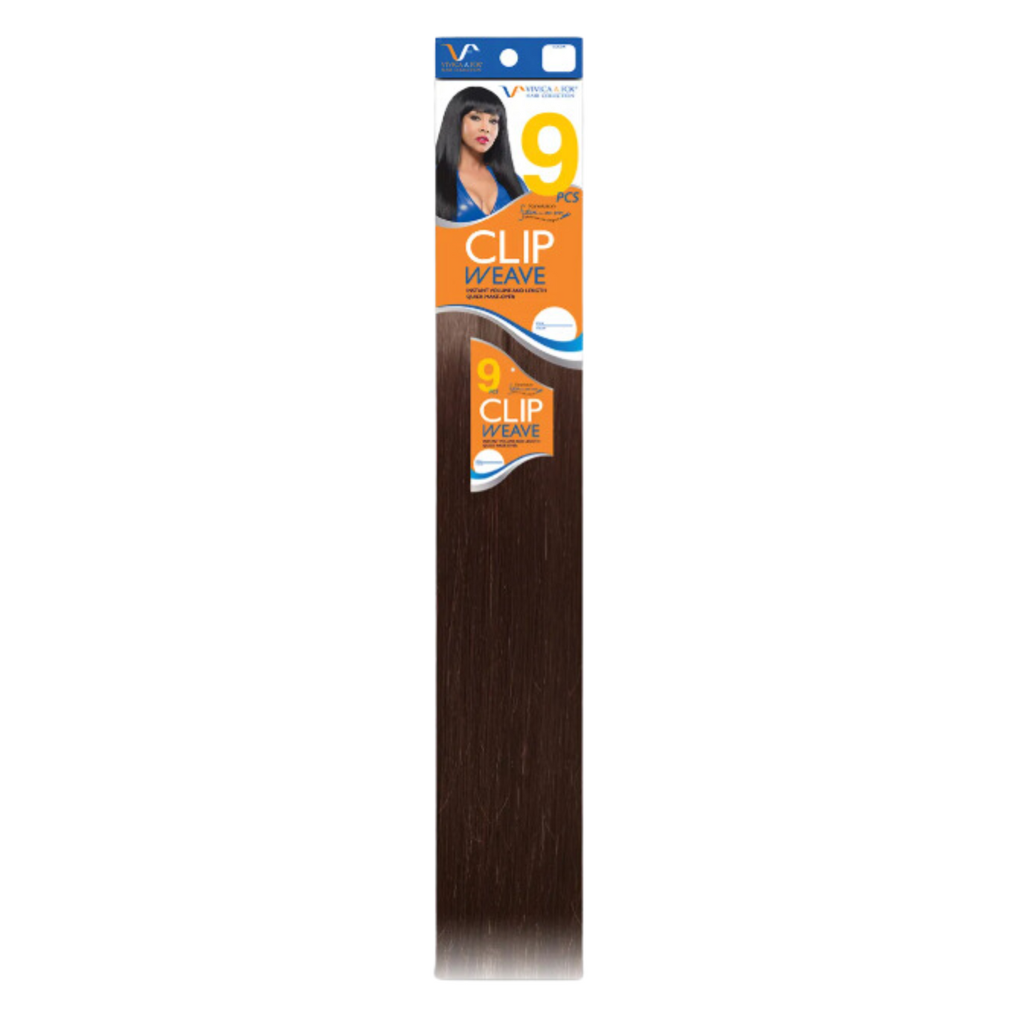 Vivica Fox Collection Clip Weave 24 – Instantly adds length, volume, and a natural look with clip-in extensions.