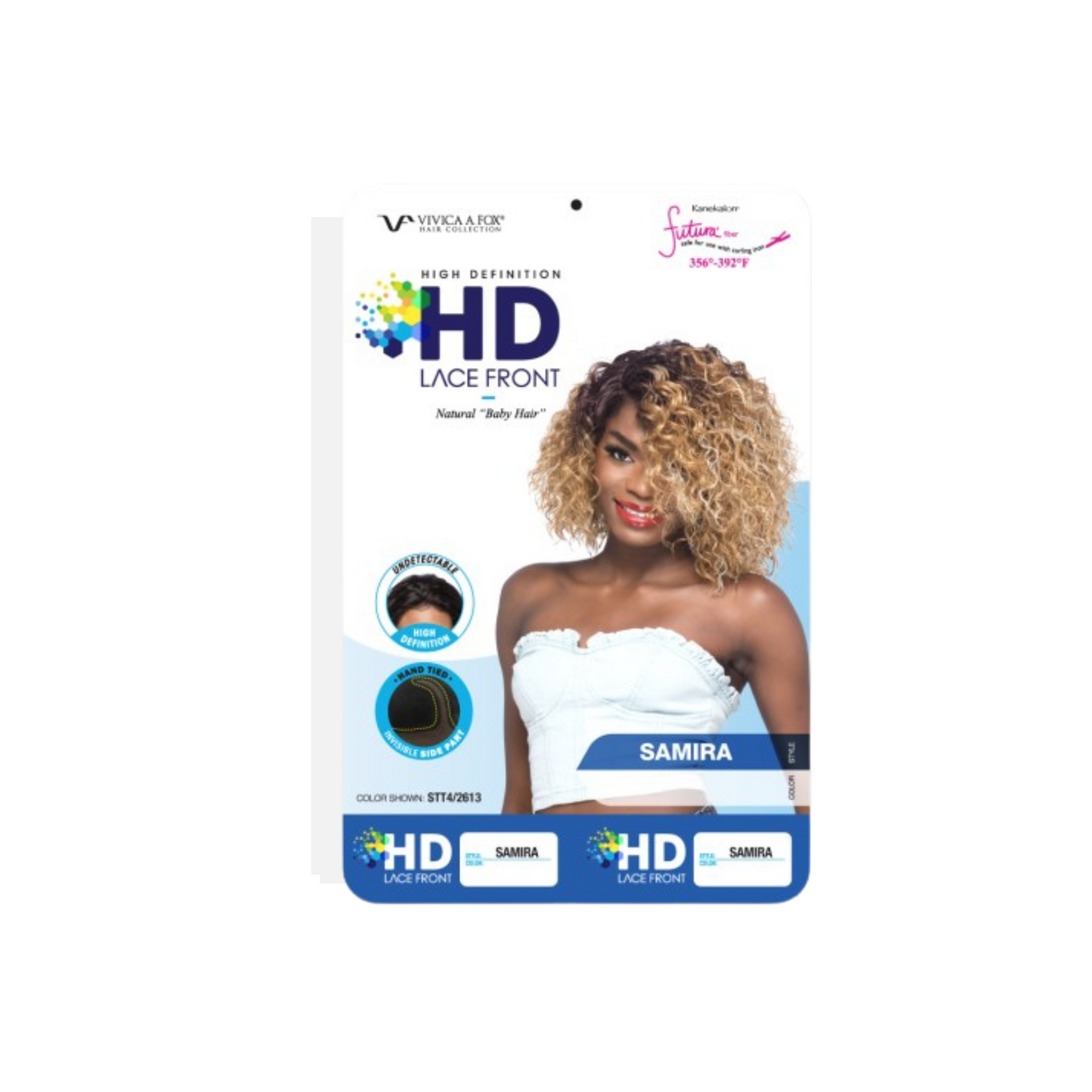 Vivica Fox HD Lace Front Wig Samira – Curly, voluminous style with HD lace for a natural hairline and comfortable fit.