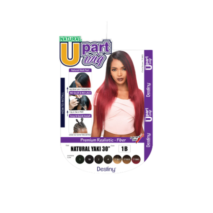 Destiny Upart Wig NATURAL YAKI 30" (HI HEAT)