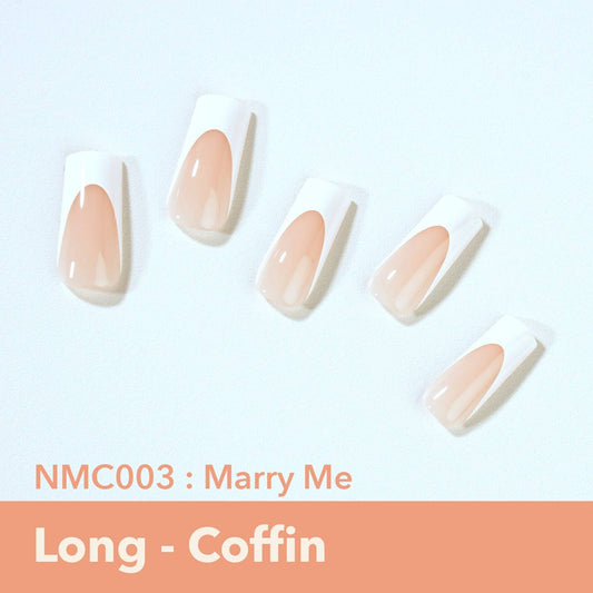 Ebin MOOD Marry Me: TOO CLASSY False Nails – Salon-quality press-on nails with an acrylic-like finish for a flawless, long-lasting manicure.URL:
ebin-mood-too-classy-false-nails