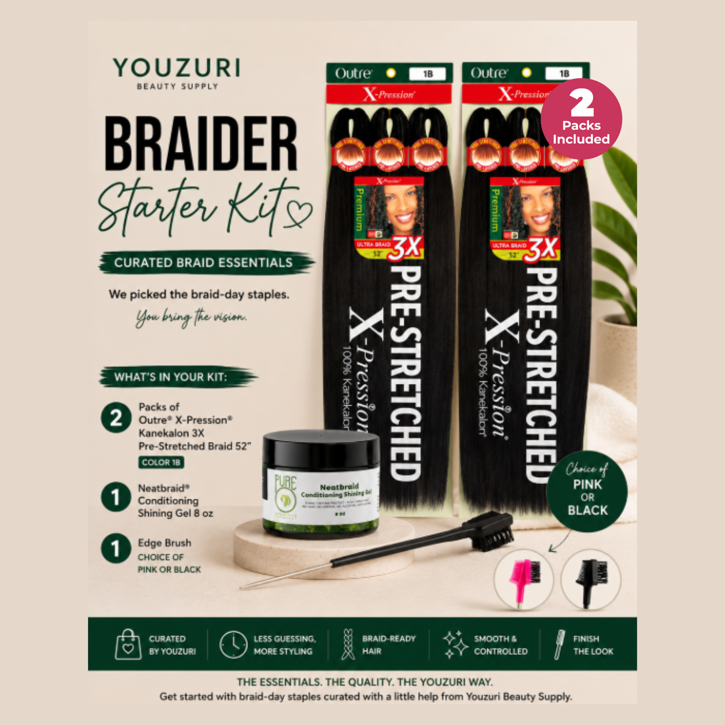 Braider Starter Kit 52" 10% Off