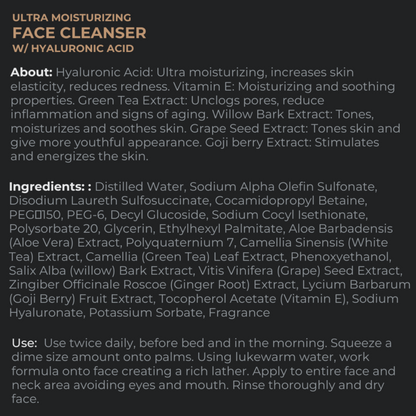 Handsome Supply ULTRA Moisturizing Face Cleanser