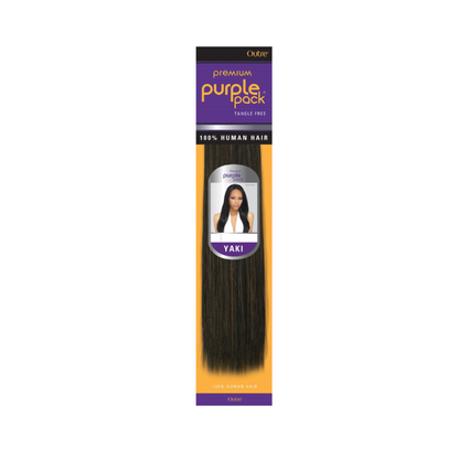 Outre Human Hair Weave Premium Purple Pack Yaky