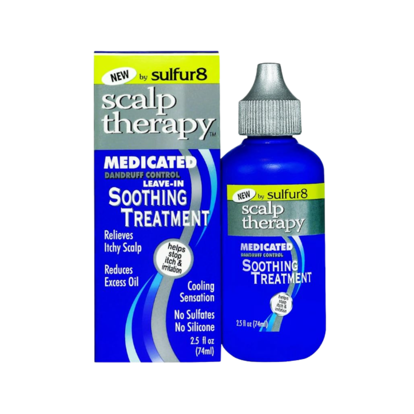 Sulfur 8 Medicated Scalp Therapy for soothing Leave-In Treatment 2.5 oz