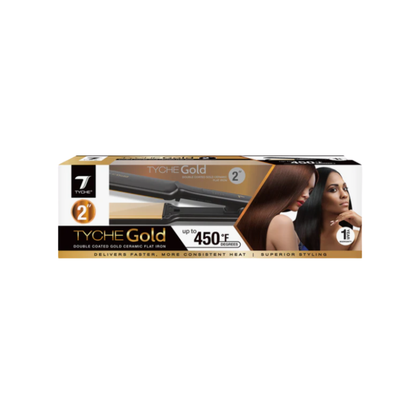 Tyche Gold Flat Iron 2"