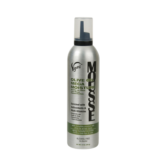 Vigorol Olive Oil Mega Hold Mousse 12 oz