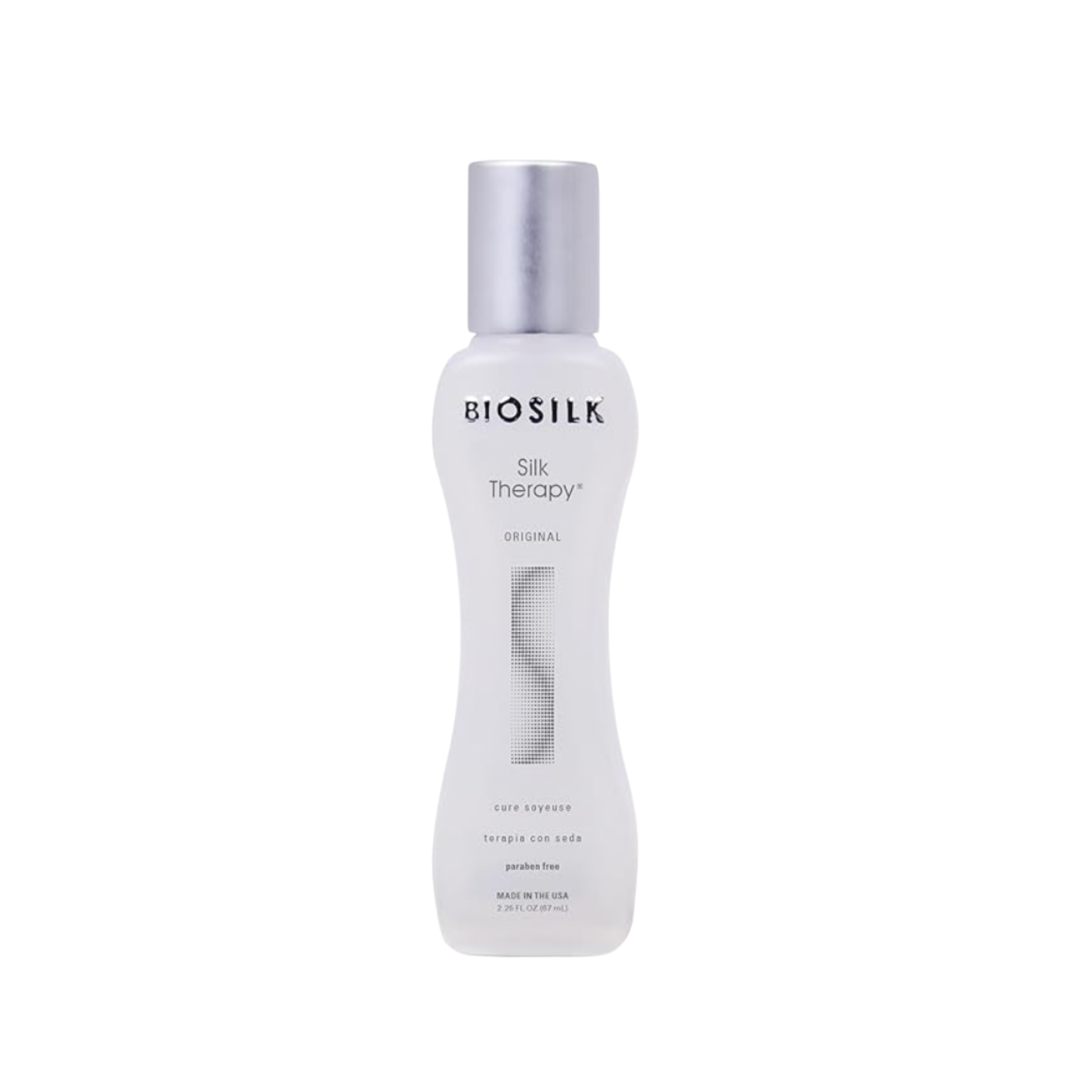 BioSilk Silk Therapy Original 2.26 oz bottle for smooth and shiny hair.