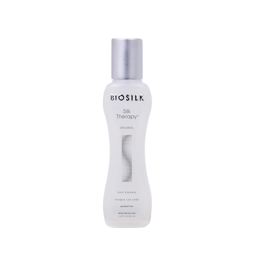 BioSilk Silk Therapy Original 2.26 oz bottle for smooth and shiny hair.