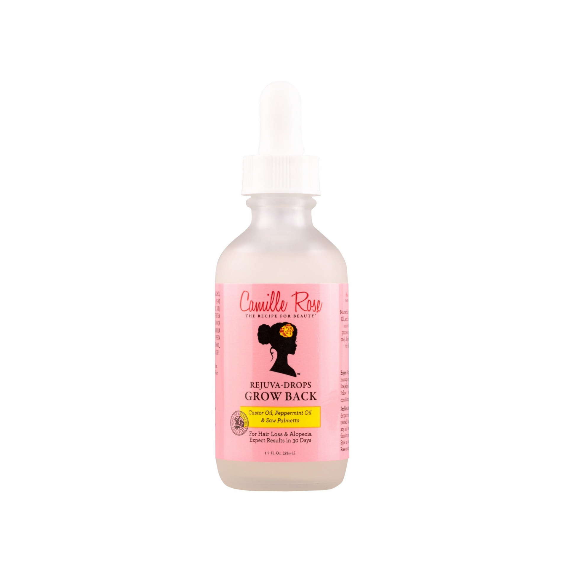 Camille Rose Rajuva Drops Hair Oil – A biotin-infused, ayurvedic scalp treatment designed to strengthen, nourish, and promote healthy hair growth.
