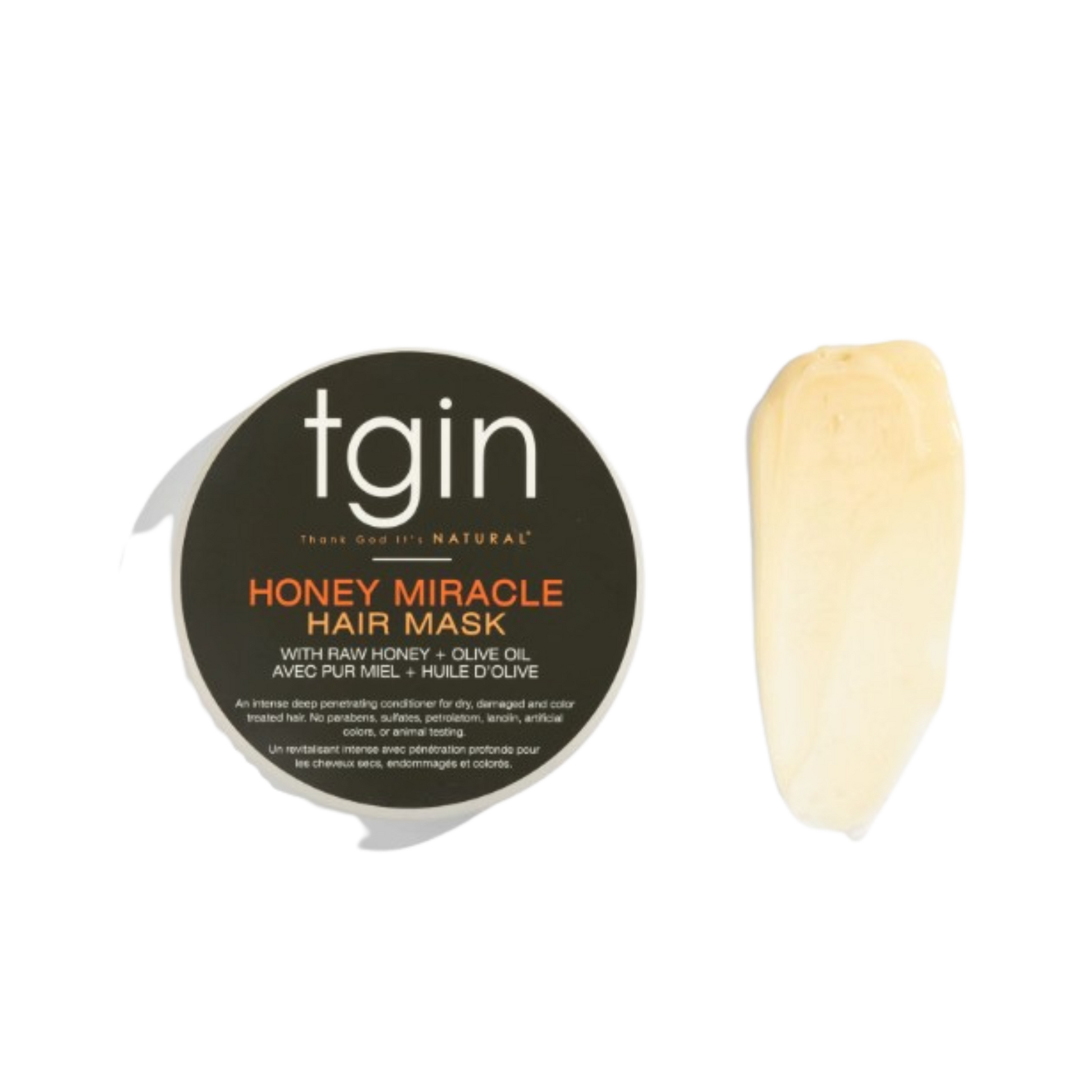 TGIN Honey Miracle Hair Mask – A deep-conditioning treatment with honey, jojoba oil, and olive oil to restore moisture, strengthen, and repair dry, damaged hair.