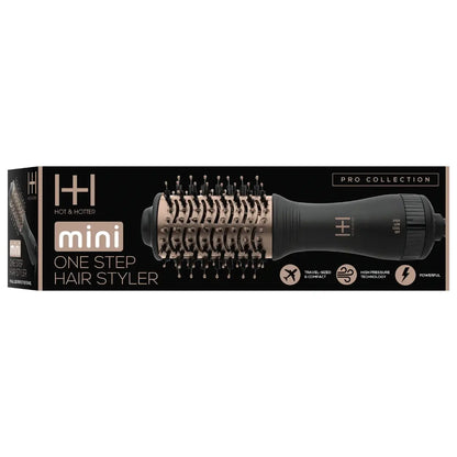 Hot & Hotter Mini One Step Hair Styler Dryer travel-sized ceramic ionic tool