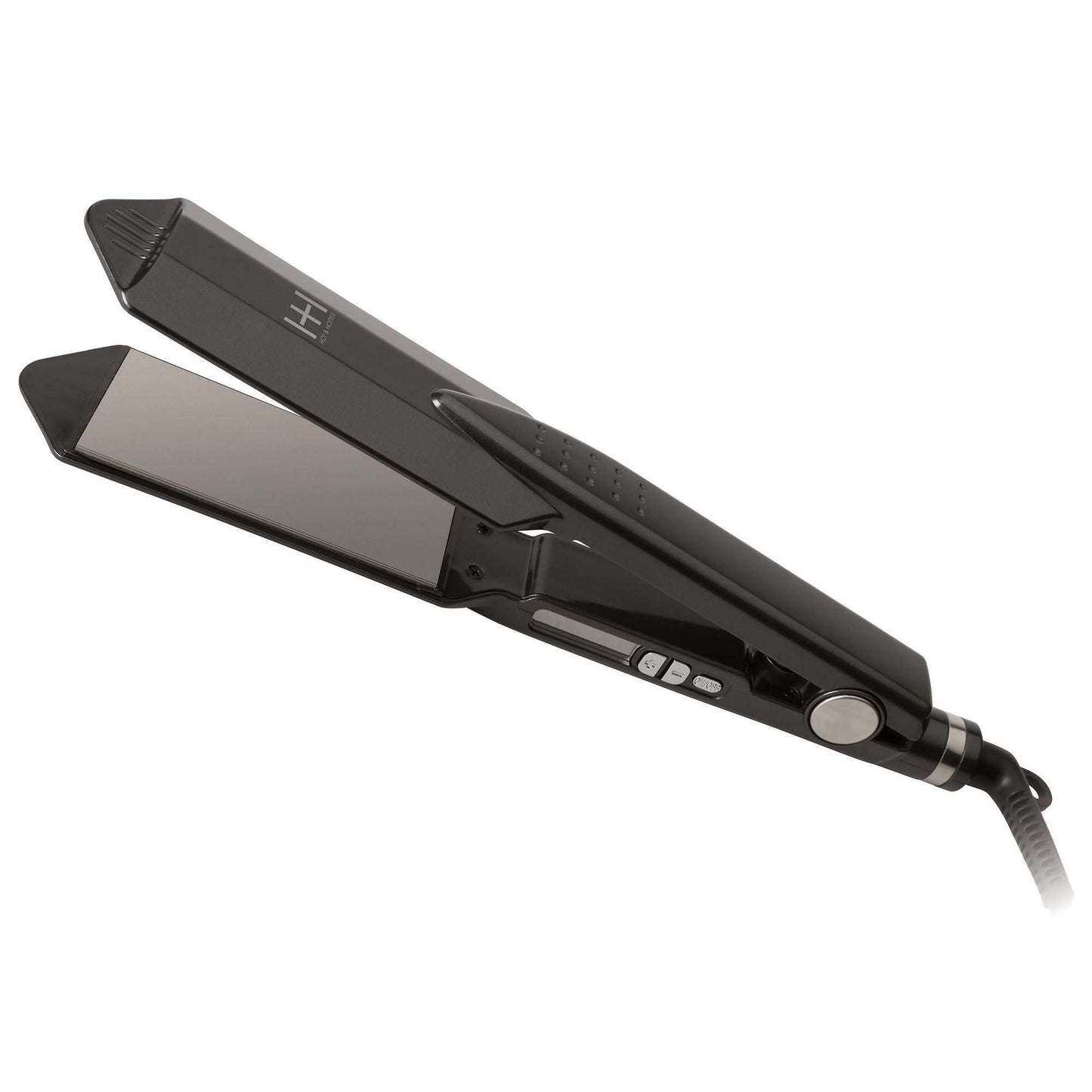 Hot & Hotter Ultra Thin Digital Titanium Flat Iron 1 3/4 Inch with titanium plates and digital heat settings