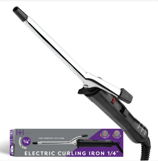 Hot & Hotter Electric Curling Iron 1 1/4 inch Barrel Side