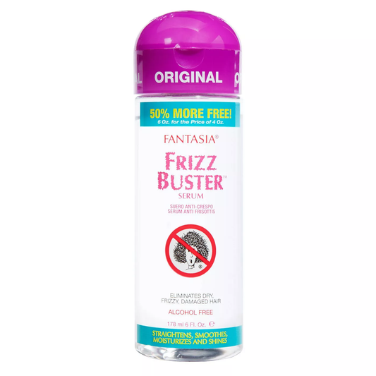 iC Fantasia Frizz Buster 6oz anti-frizz serum bottle