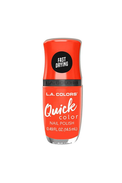 LA Colors At Once Quick Color Nail Polish with 3-in-1 formula and gloss sealer shine

