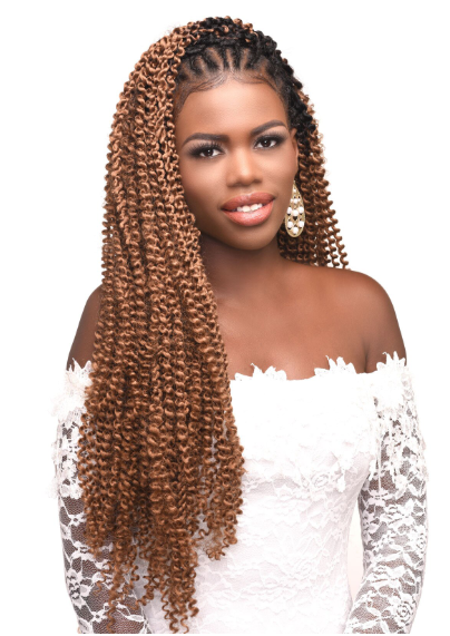 Realistic 3X Ghana Springy Water Wave 24-inch long textured braiding hair