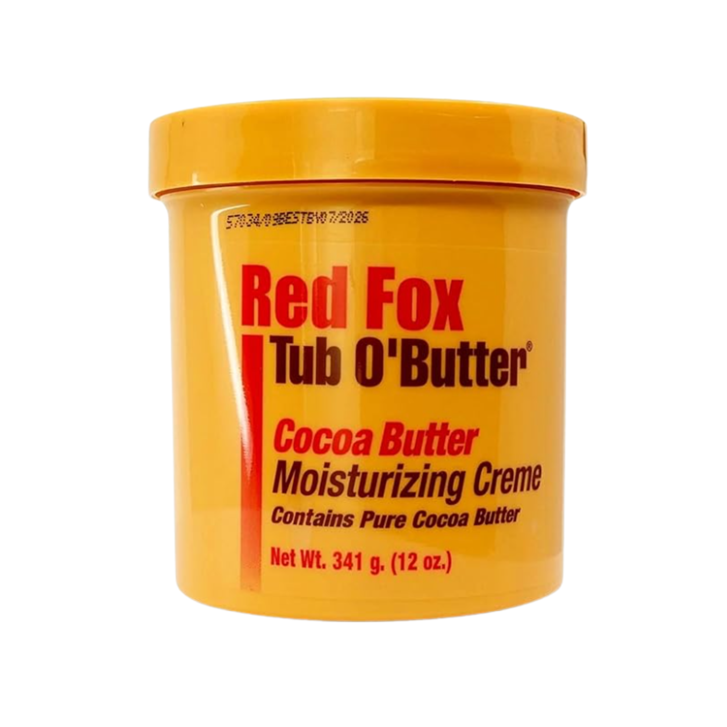 Red Fox Tub O’ Butter Cocoa Moisturizing Crème 12 oz jar