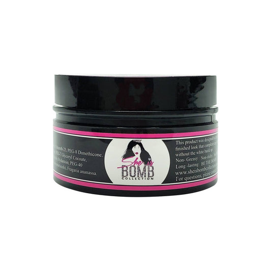 She Is Bomb Edge Control Fast Drying 3.5 oz for smoothing, shaping, and defining edges with a sleek finish