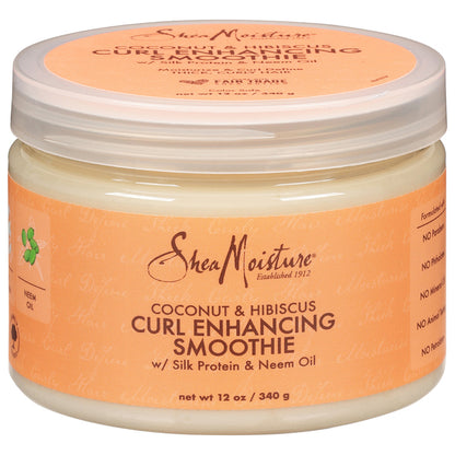 SheaMoisture Coconut & Hibiscus Curl Enhancing Smoothie 12oz jar