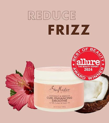 SheaMoisture Coconut & Hibiscus Curl Enhancing Smoothie 12oz jar