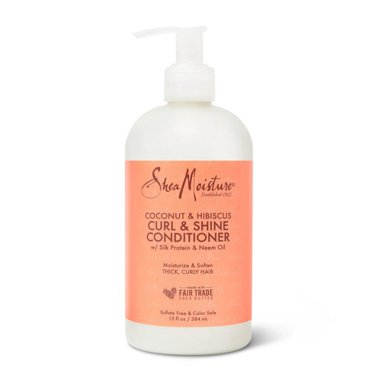 SheaMoisture Coconut & Hibiscus Curl & Shine Conditioner 13oz bottle