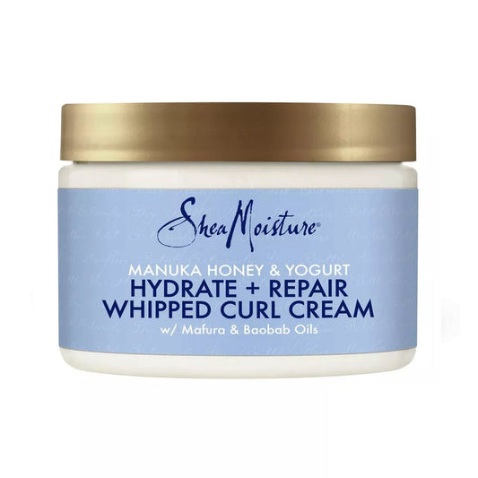 SheaMoisture Manuka Honey & Yogurt Hydrate + Repair Whipped Curl Cream 11.5oz jar