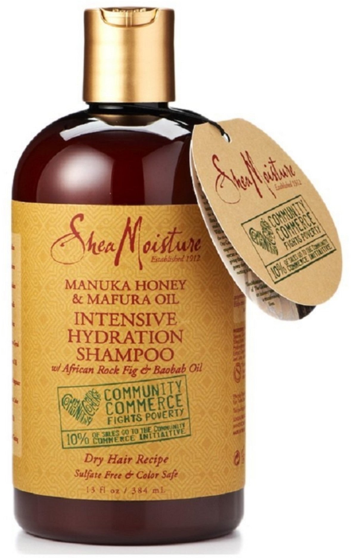 SheaMoisture Manuka Honey & Mafura Oil Intensive Hydration Shampoo 13oz bottle