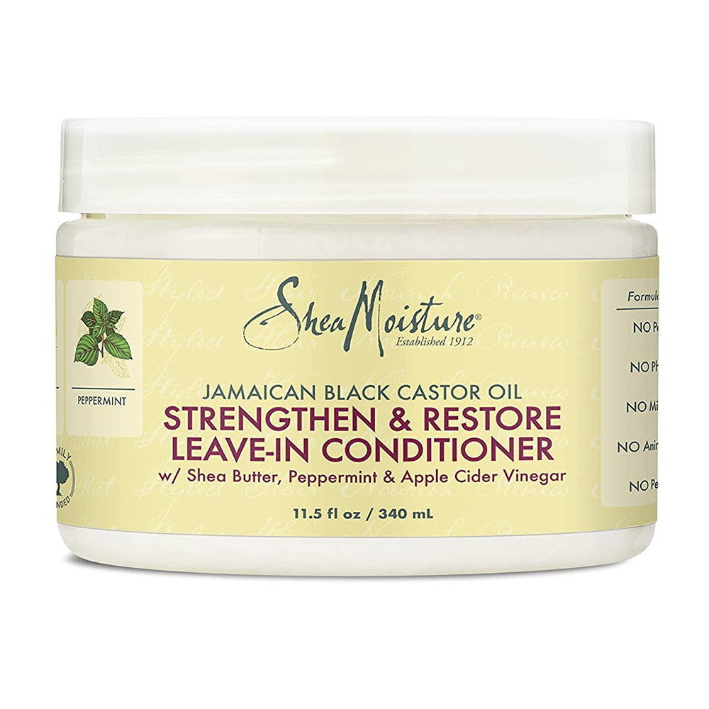 SheaMoisture 100% Pure Jamaican Black Castor Oil Leave-In Conditioner 11.5oz bottle