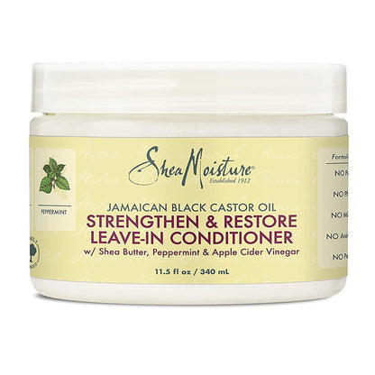 SheaMoisture 100% Pure Jamaican Black Castor Oil Leave-In Conditioner 11.5oz bottle