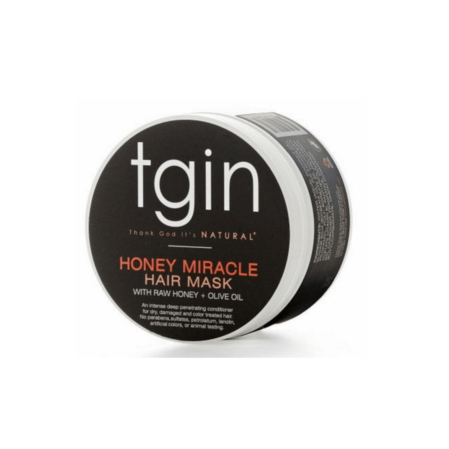 TGIN Honey Miracle Hair Mask – A deep-conditioning treatment with honey, jojoba oil, and olive oil to restore moisture, strengthen, and repair dry, damaged hair.