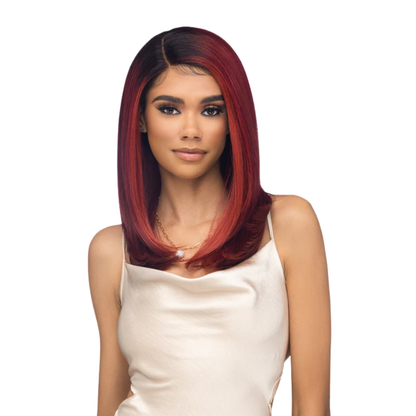 Vivica A. Fox Wig Collection Fairy 20 inch layered straight wig with invisible side part and natural babyhair lacefront