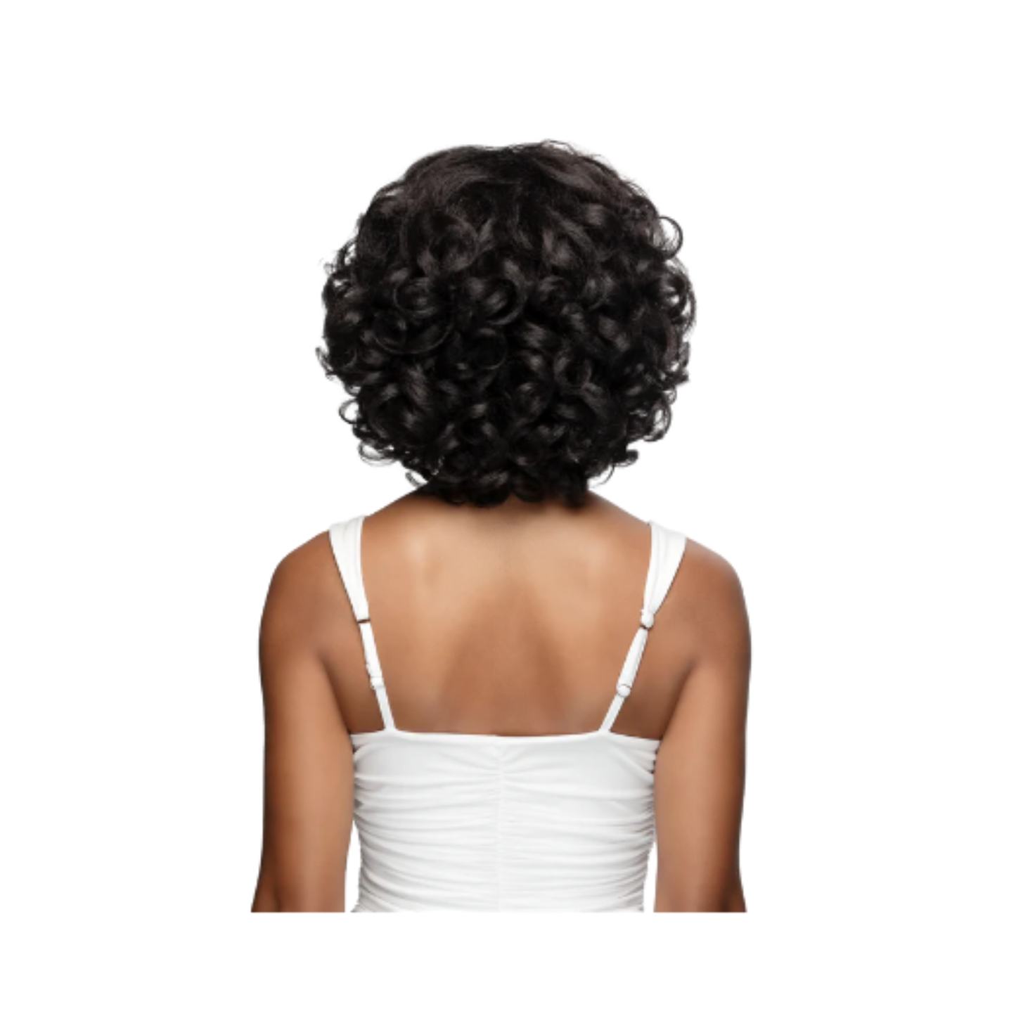 Vivica A. Fox Wig Collection HW-113 12 inch body curl 3-in-1 half wig with drawstring cap and headband