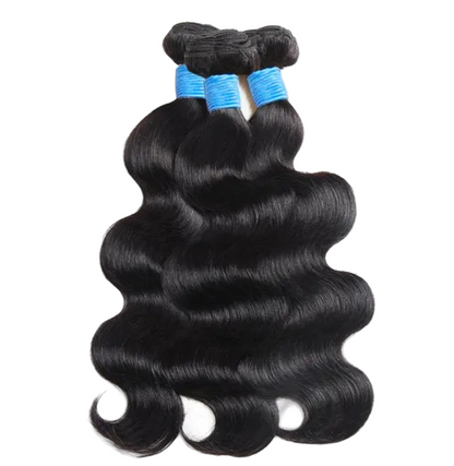 Youzuri Beauty Body Wave Brazilian 100% Virgin Hair featuring soft waves and natural-looking volume.
