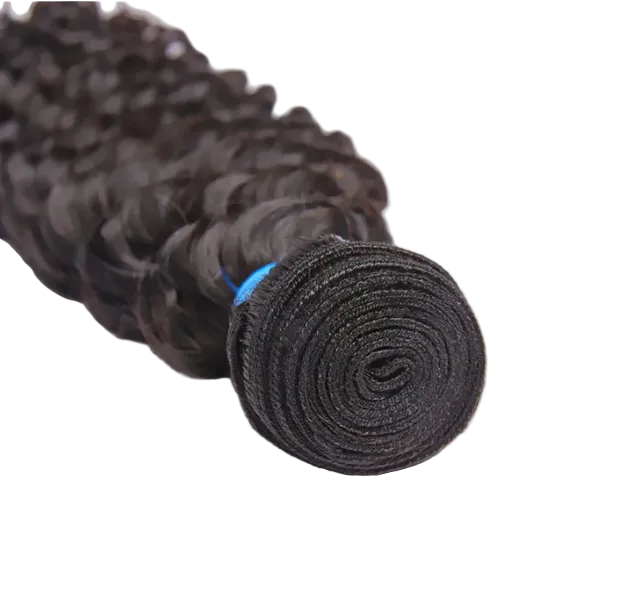 Youzuri Beauty Deep Wave Brazilian 100% Virgin Hair with soft, defined waves and natural-looking volume.